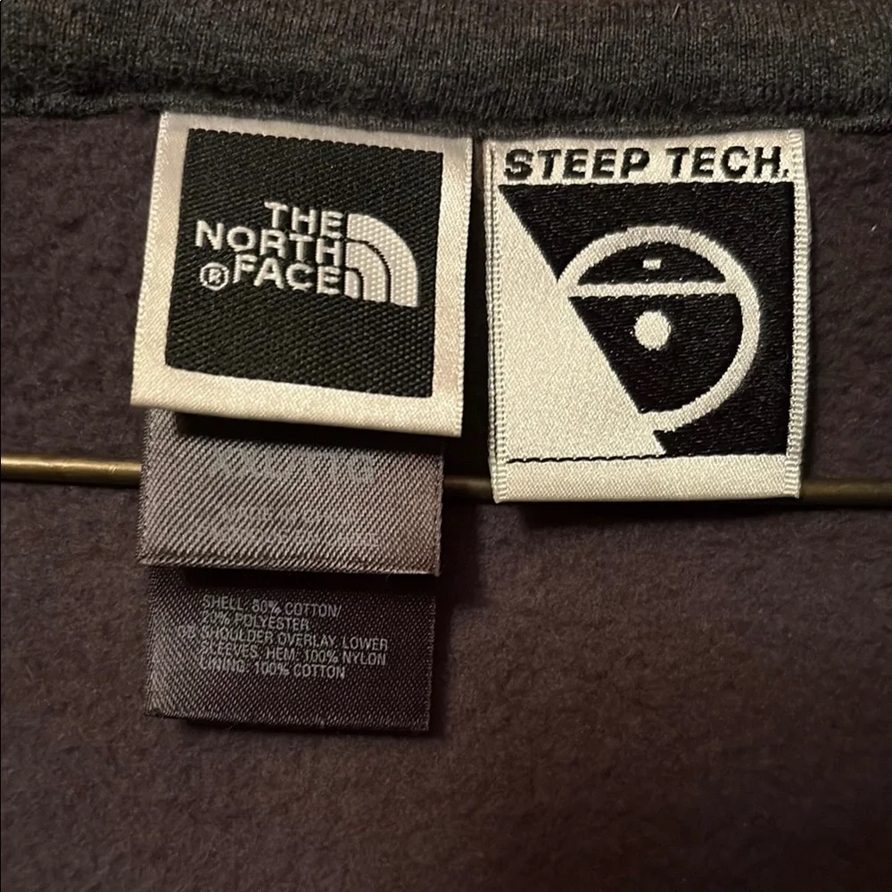 The North Face Steep Tech Pullover Jacket in Dark Gray and Black